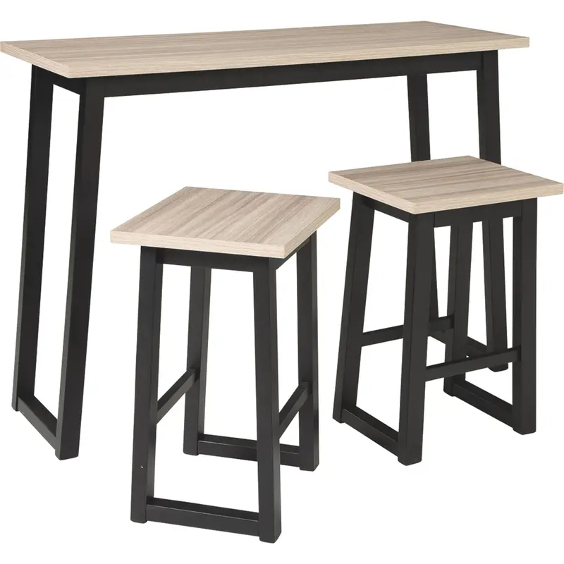 Waylowe Rectangular Dining Table Set With 3 Chairs 1