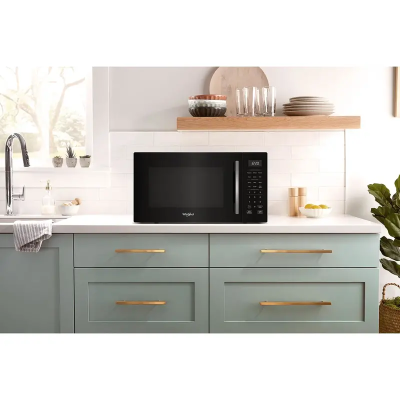 Whirlpool 1.0 Cu. Ft. Countertop Microwave Oven With Air Fry – 900W, Black (Wmcs5522Rb) 2