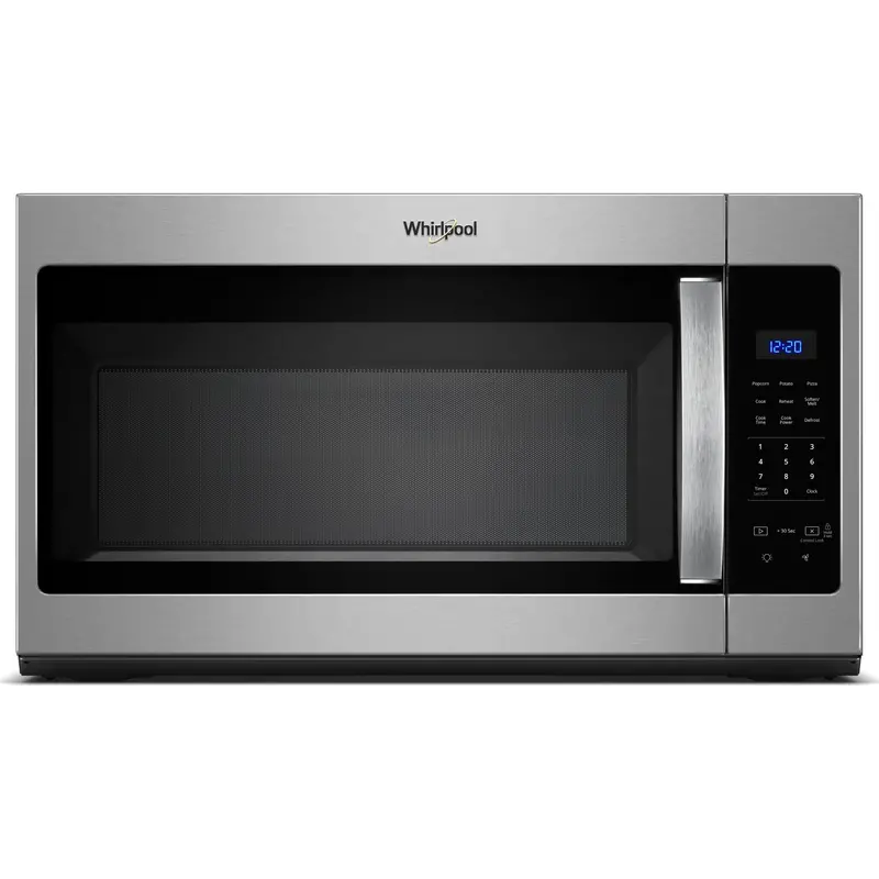Whirlpool 1.7 Cu. Ft. Stainless Steel Microwave Hood Combo With Touch Controls (Ywmh31017Hs) 1