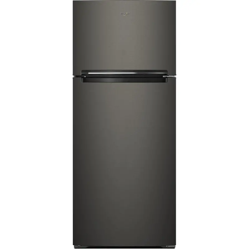 Whirlpool 18 Cu. Ft. Top-Freezer Refrigerator – 28" Wide, Black Stainless, Ez Connect Icemaker Ready (Wrt518Szkv) 1