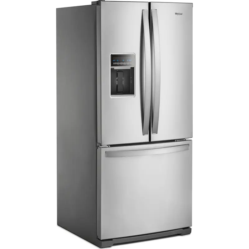 Whirlpool 30" French Door Refrigerator – 20 Cu. Ft., Counter-Depth, Enhanced Fingerprint-Resistant Stainless Steel (Wrf560Sehz) 2