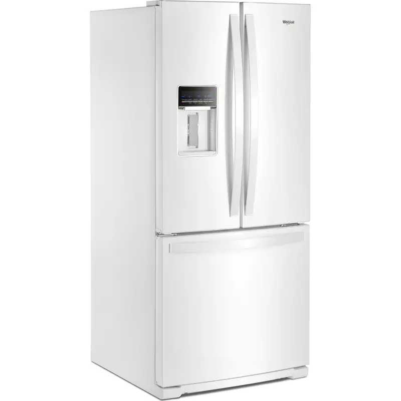 Whirlpool 30" French Door Refrigerator – 20 Cu. Ft., Counter-Depth, White (Wrf560Sehw) 2