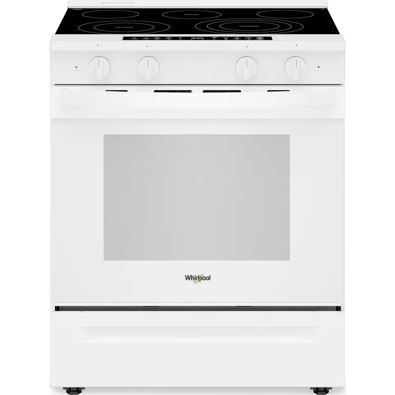Whirlpool 30-Inch Smart Slide-In Electric Range – Air Fry Without Preheat, Steam & Self-Clean, High-Speed Heating, Wipeclean Surface – White (Ywses7530Rw) 1