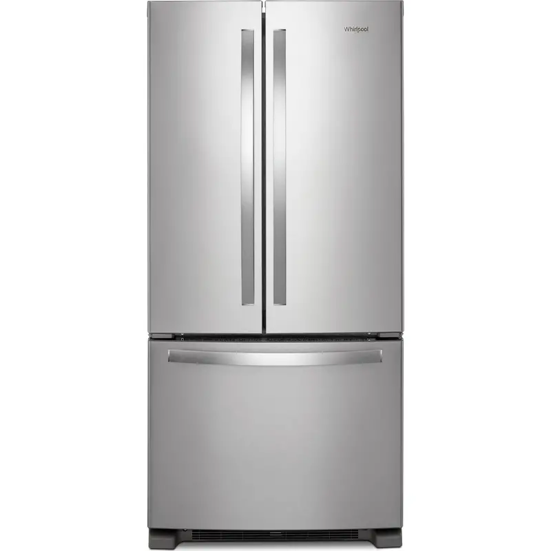 Whirlpool 33-Inch French Door Refrigerator – 22 Cu. Ft., Smart Features, Sleek Black (Wrf532Snhz) 1