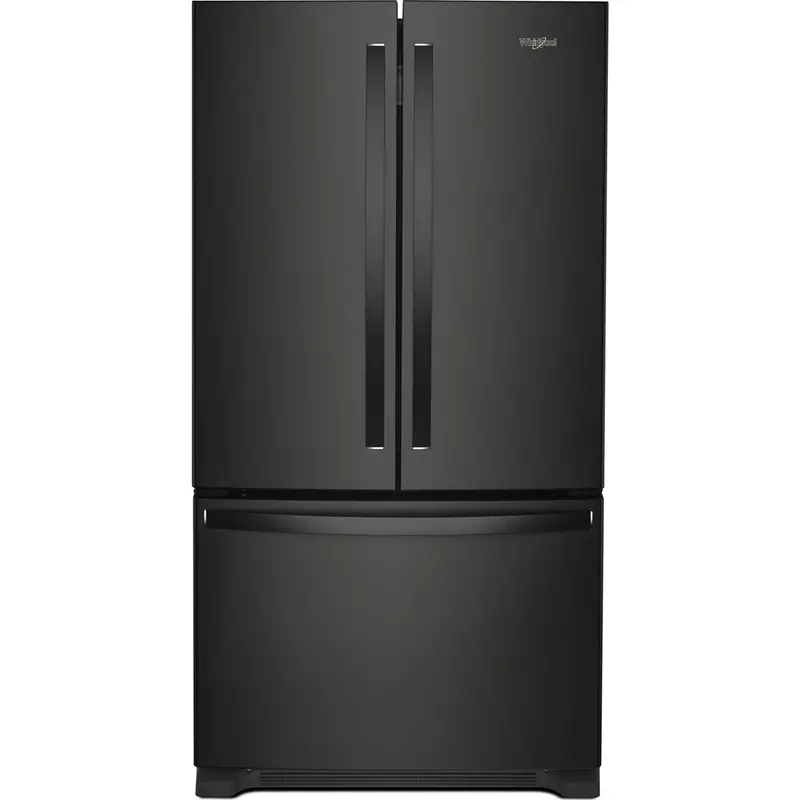Whirlpool 36" Counter-Depth French Door Refrigerator – 20 Cu. Ft., Black Finish 1