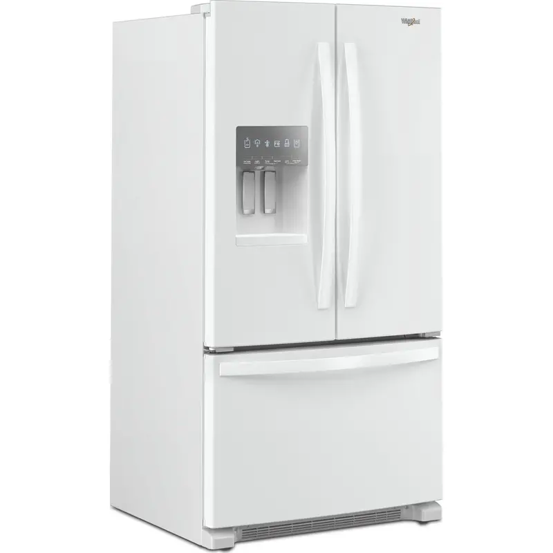 Whirlpool 36" French Door Refrigerator – 25 Cu. Ft. Bottom-Freezer In White (Wrff3436Rw) 2