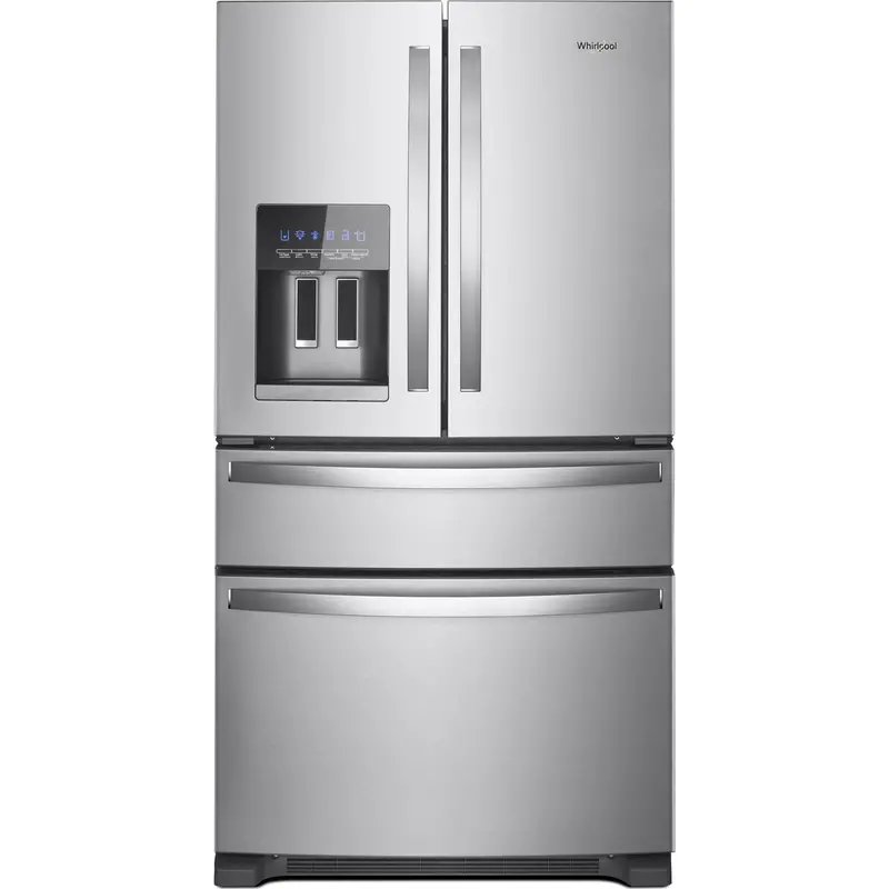 Whirlpool 36-Inch French Door Refrigerator – 25 Cu. Ft., Black Stainless (Wrx735Sdhz) 1
