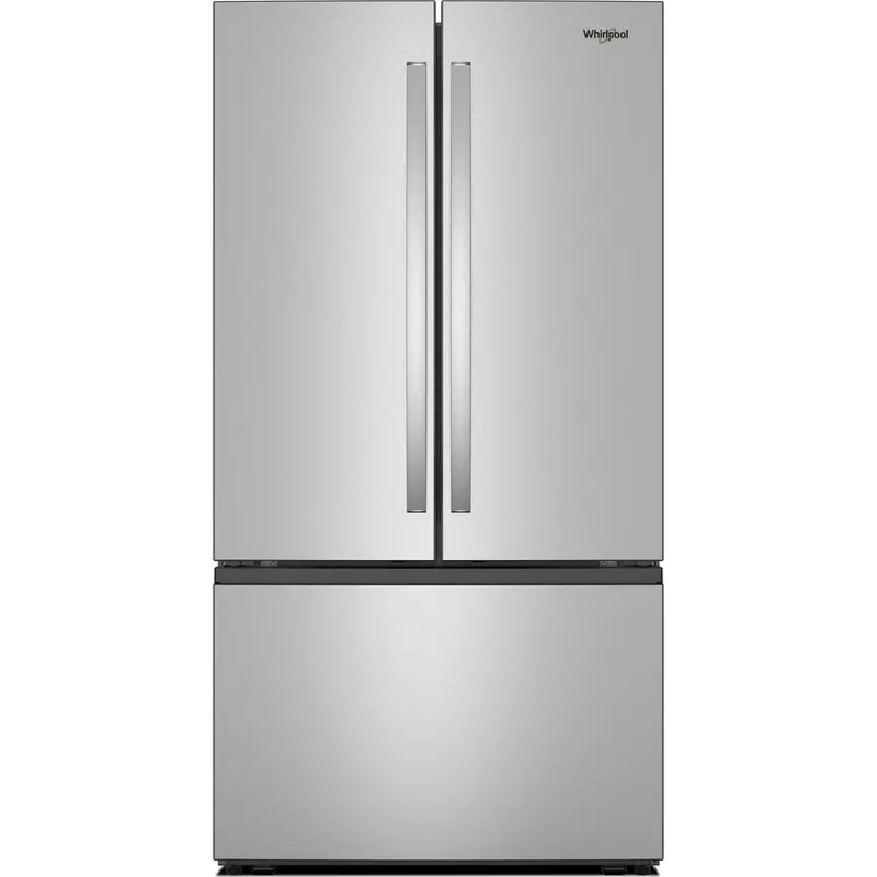 Whirlpool 36-Inch French Door Refrigerator – 31 Cu. Ft., Fingerprint-Resistant Stainless Steel, Built-In Ice Maker (Wrff3136Sz) 1