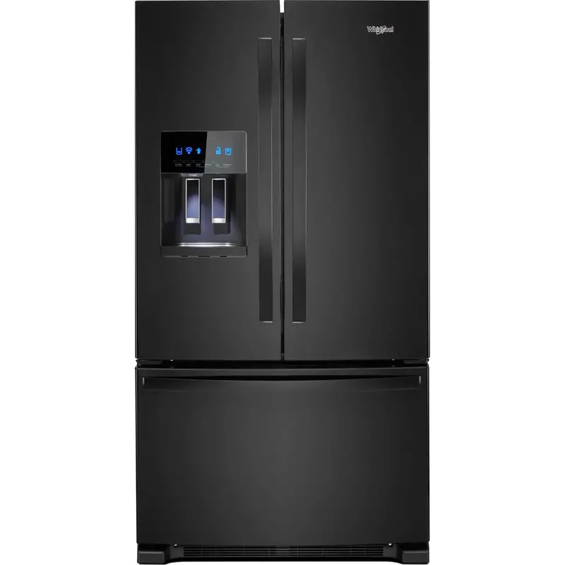 Whirlpool 36-Inch French Door Refrigerator In Black – 25 Cu. Ft. (Wrf555Sdhb) 1