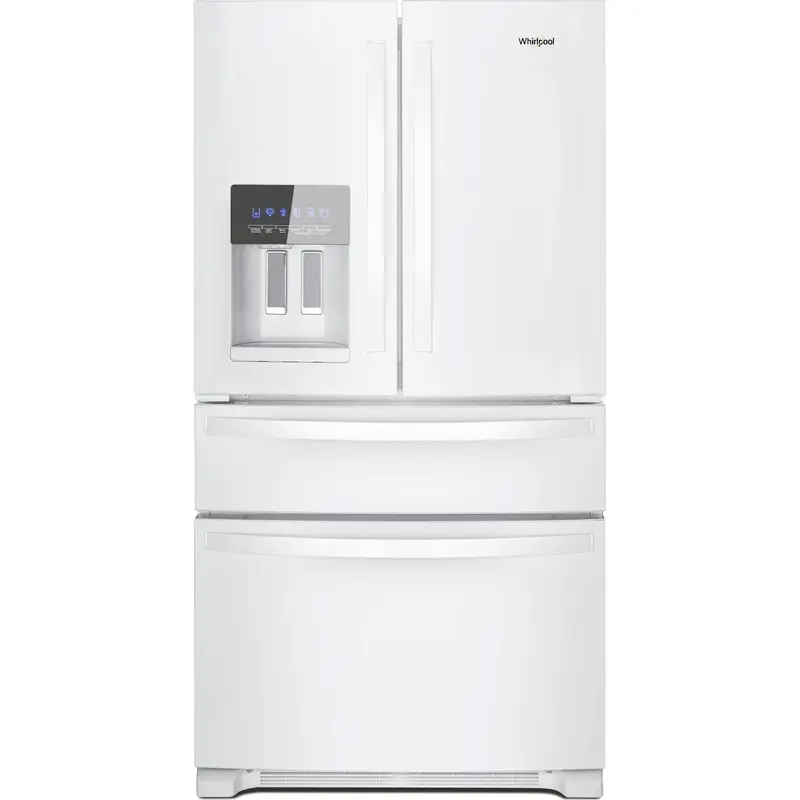 Whirlpool 36-Inch French Door Refrigerator In White – 25 Cu. Ft. (Wrx735Sdhw) 1