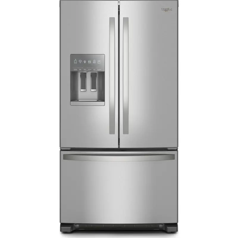 Whirlpool 36-Inch French Door Refrigerator With Bottom Freezer And Smudge-Proof Stainless Steel 1