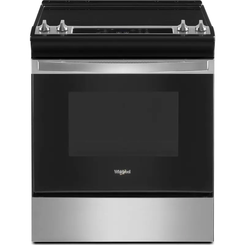 Whirlpool 4.8 Cu. Ft. Stainless Steel Electric Range With Frozen Bake Technology (Model Ywee515S0Ls) 1