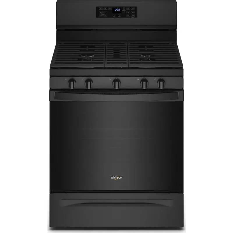 Whirlpool 5.0 Cu. Ft. Gas Convection Oven With Air Fry Function — Black (Wfg550S0Lb) 1