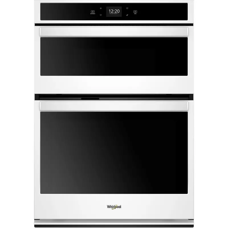 Whirlpool 6.4 Cu. Ft. Smart Combination Wall Oven With Full-Color Touchscreen – White Finish (Woc54Ec0Hw) 1