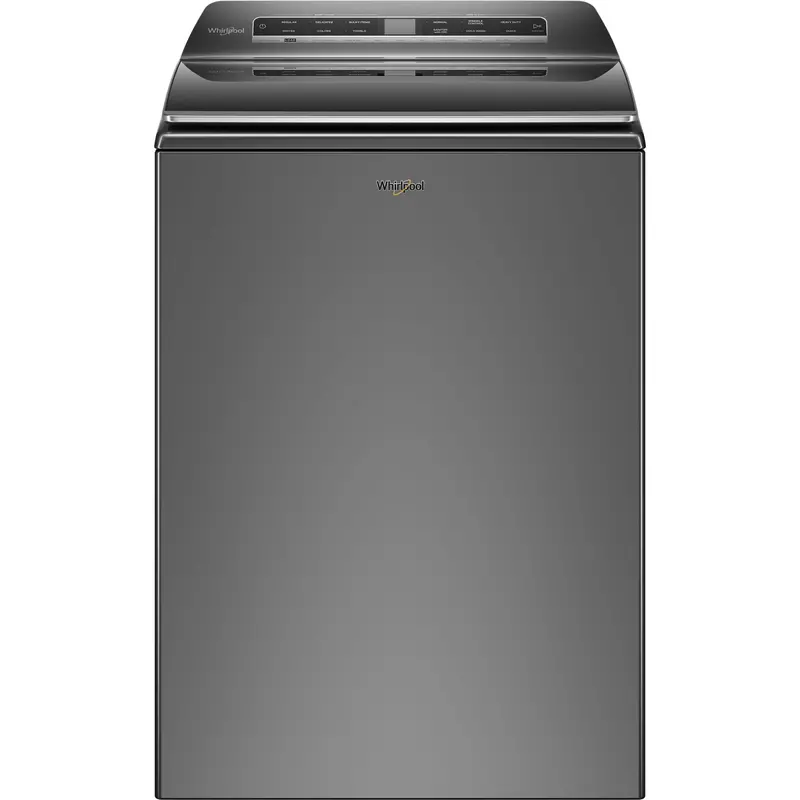 Whirlpool Chrome Shadow Top-Load Washer – 6.1 Cu. Ft. With Dual-Action Removable Agitator (Wtw8127Lc) 1