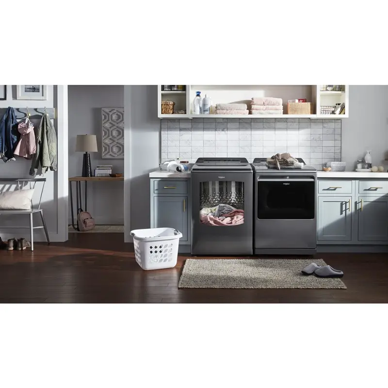 Whirlpool Chrome Shadow Top-Load Washer – 6.1 Cu. Ft. With Dual-Action Removable Agitator (Wtw8127Lc) 2