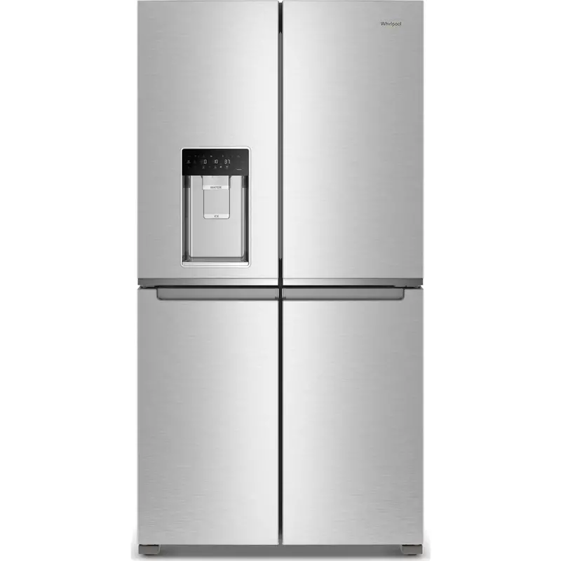 Whirlpool Counter-Depth 4-Door Refrigerator – 36", Fingerprint-Resistant Stainless, Built-In Ice Maker (Wrqc7836Rz) 1