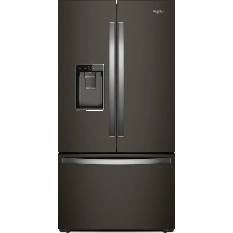 Whirlpool Counter-Depth French Door Refrigerator – 36" Wide, Stainless Steel/Black (Wrfc9636Rv) 1
