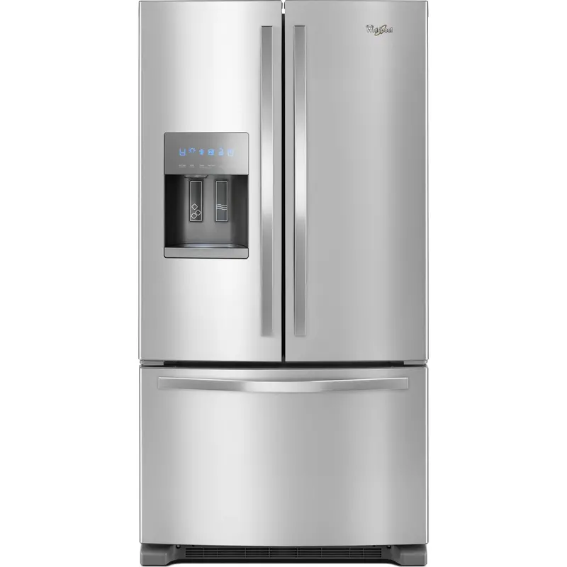 Whirlpool Fingerprint-Resistant French Door Refrigerator – 36", 25 Cu. Ft., Stainless Steel (Wrf555Sdfz) 1