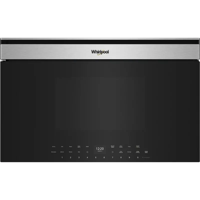 Whirlpool Fingerprint-Resistant Stainless Steel Built-In Smart Microwave – 1.1 Cu. Ft., Air Fry & 900W (Ywmbt7030Sz) 1