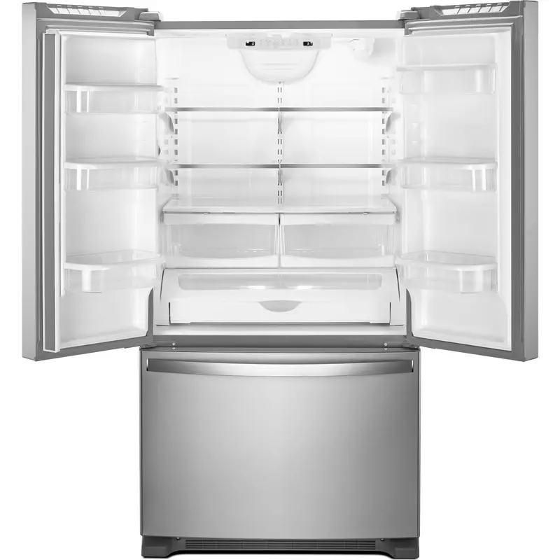 Whirlpool French Door Refrigerator – 33" Wide, 22 Cu. Ft., Fingerprint-Resistant Stainless Steel (Wrff5333Pz) 2