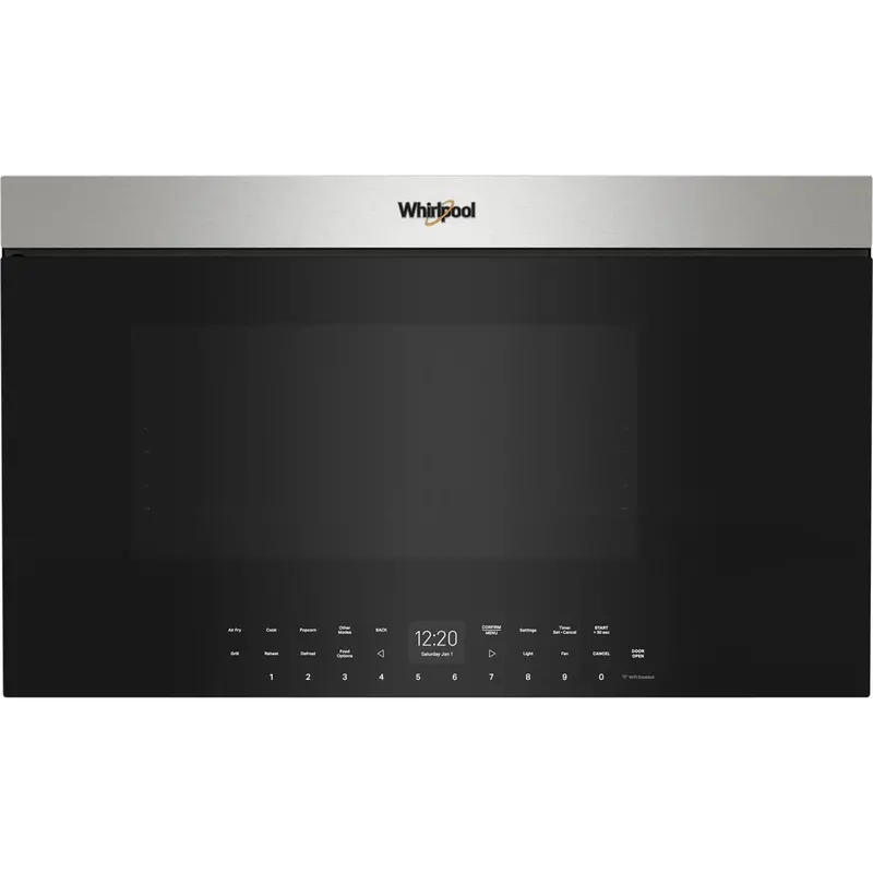 Whirlpool Over-The-Range Microwave With Air Fry & Flush Built-In Design – Fingerprint-Resistant Stainless Steel (Ywmmf7330Rz) 1