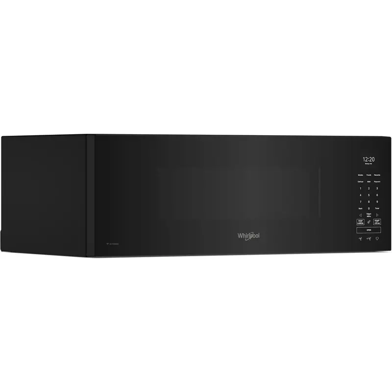 Whirlpool Smart Low-Profile Microwave Hood Combo – 1.1 Cu. Ft., 4-Speed Venting, Black (Ywmml5530Rb) 1