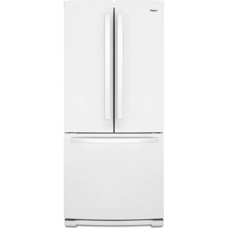 Whirlpool White French Door Refrigerator – 30" Wide, 20 Cu. Ft. (Wrf560Sfhw) 1