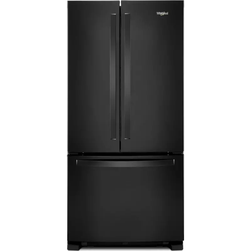 Whirlpool Wrff5333Pb French Door Refrigerator – 22 Cu. Ft., Black Stainless Finish 1