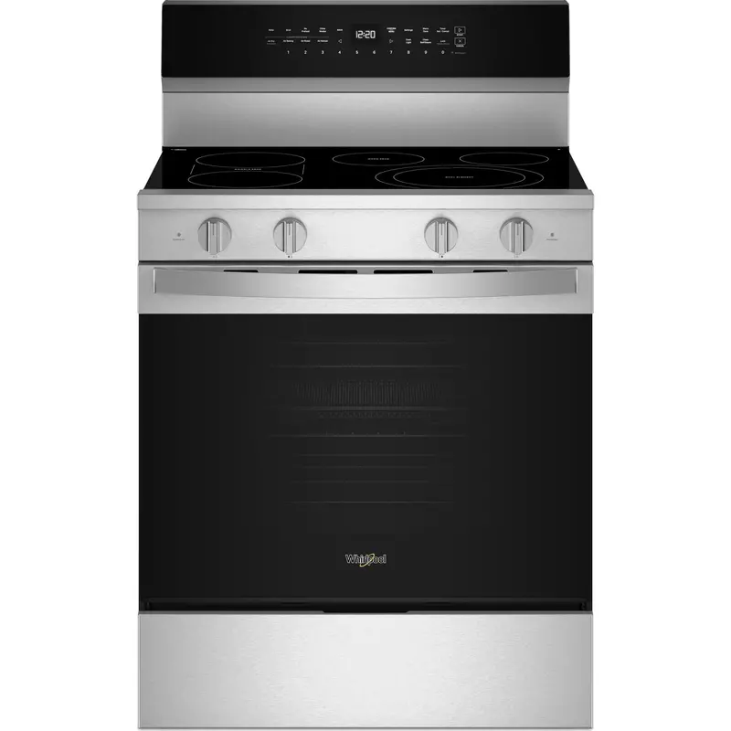 Whirlpool Ywfes7530Rz – 30-Inch Smart Electric Range With Air Fry, Steam Clean, Rapid Preheat & 5.3 Cu. Ft. Capacity, Fingerprint-Resistant Stainless Steel 1