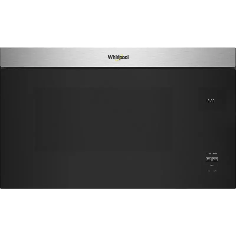 Whirlpool Ywmmf5930Pz Over-The-Range Microwave – Flush-Mount Design, Turntable-Free, Fingerprint-Resistant Stainless Steel 1