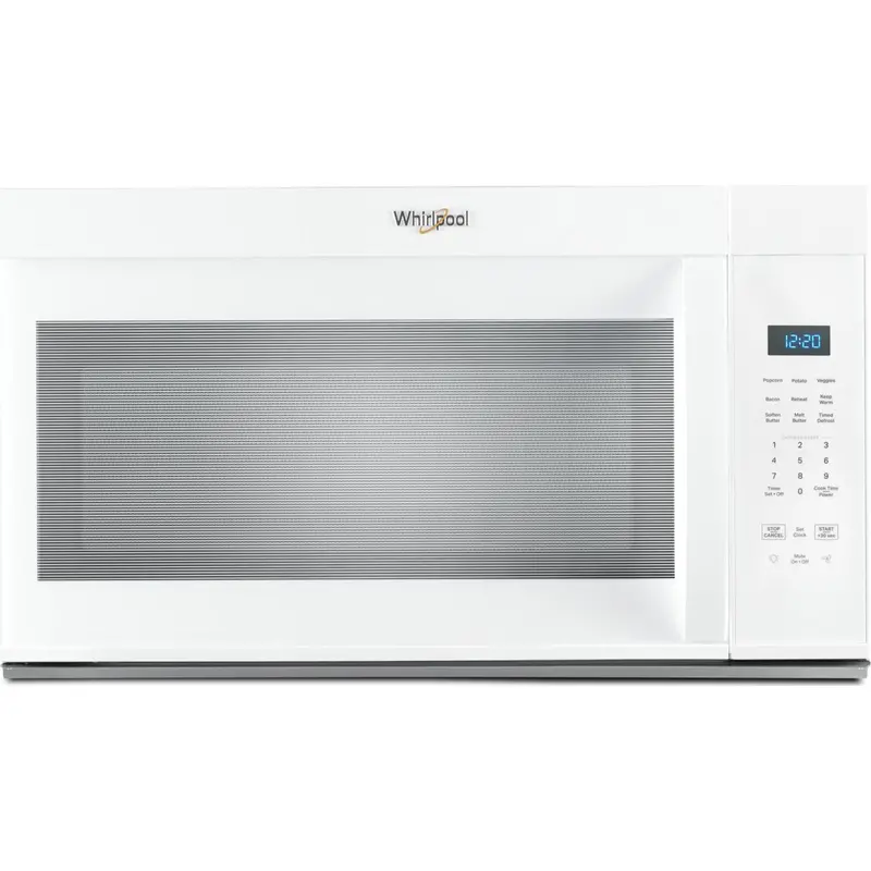 Whirlpool Ywmms3130Rw 1.7 Cu. Ft. Over-The-Range Microwave – 900W Power, White Finish, Ventilation Included 1