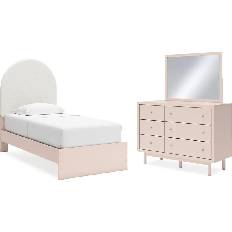 Wistenpine Twin Platform Bedroom Set – 5-Piece Modern Low-Profile Collection 1