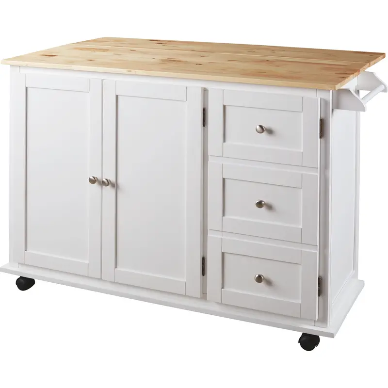 Withurst Rolling Kitchen Island Cart 1