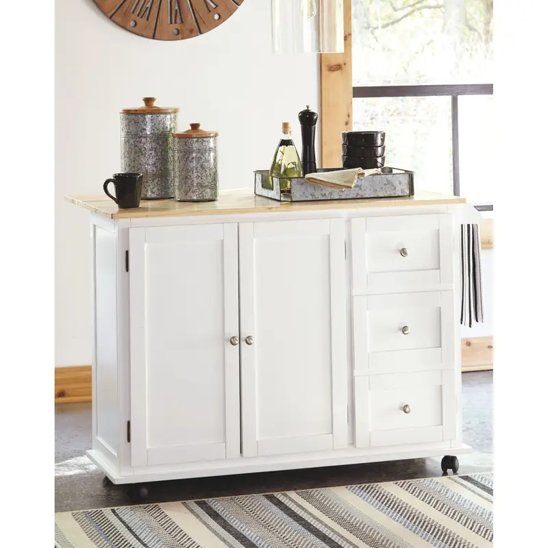 Withurst Rolling Kitchen Island Cart 2