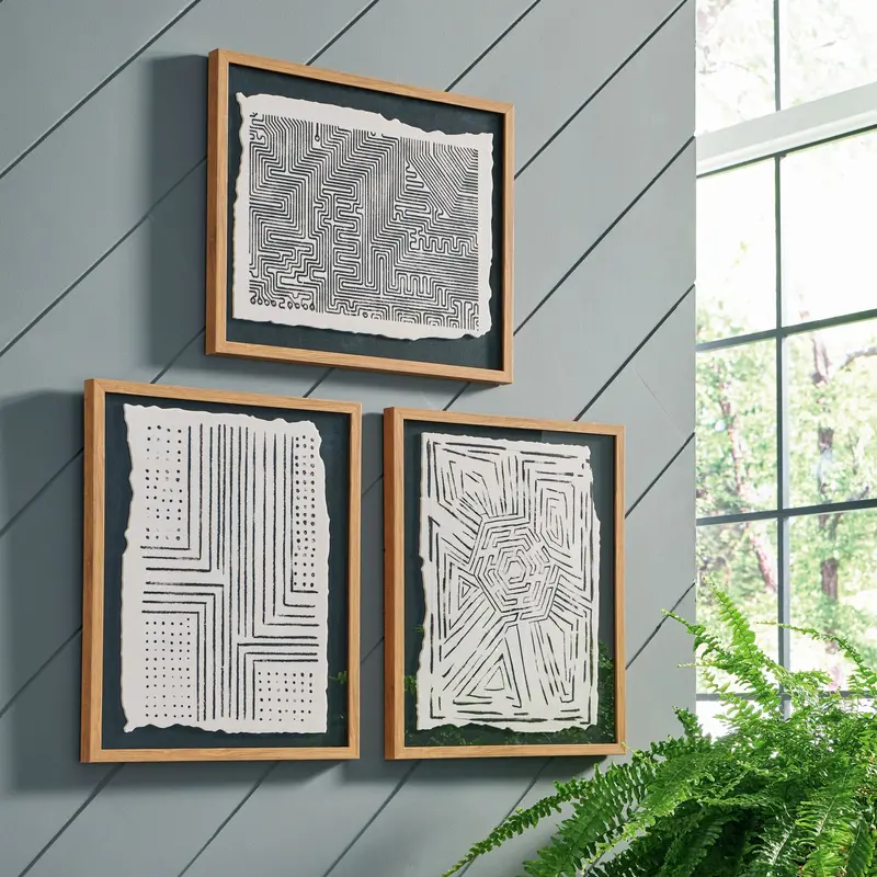 Wonderstow Abstract Wall Art Collection (Set Of 3) 2