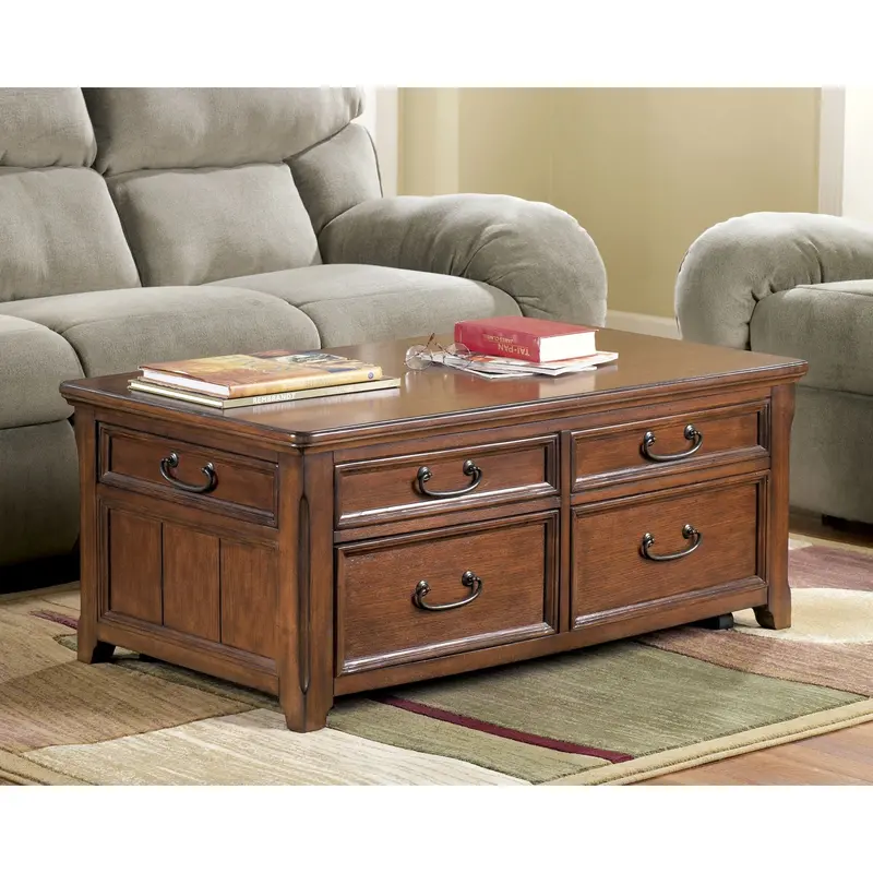 Woodboro Lift-Top Cocktail Table – Dual-Function Design 2