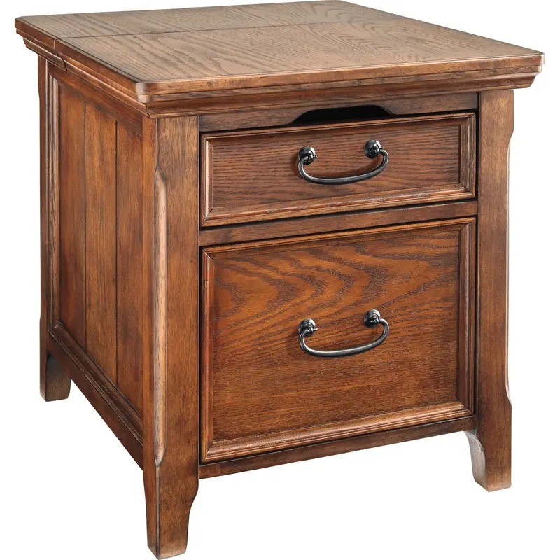 Woodboro Storage End Table With Open Shelf And Drawer 1