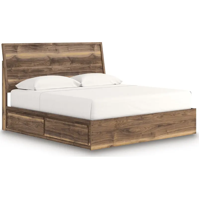 Zadilyn King Storage Bed With Dual Usb Ports And Under-Bed Drawers 1