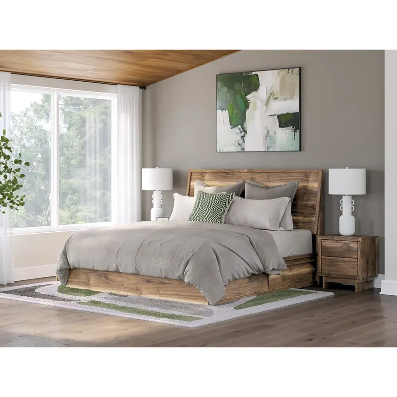 Zadilyn King Storage Bed With Dual Usb Ports And Under-Bed Drawers 2