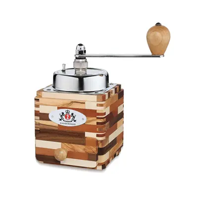 Zassenhaus Montevideo Coffee Mill – Blended Wood Finish 1