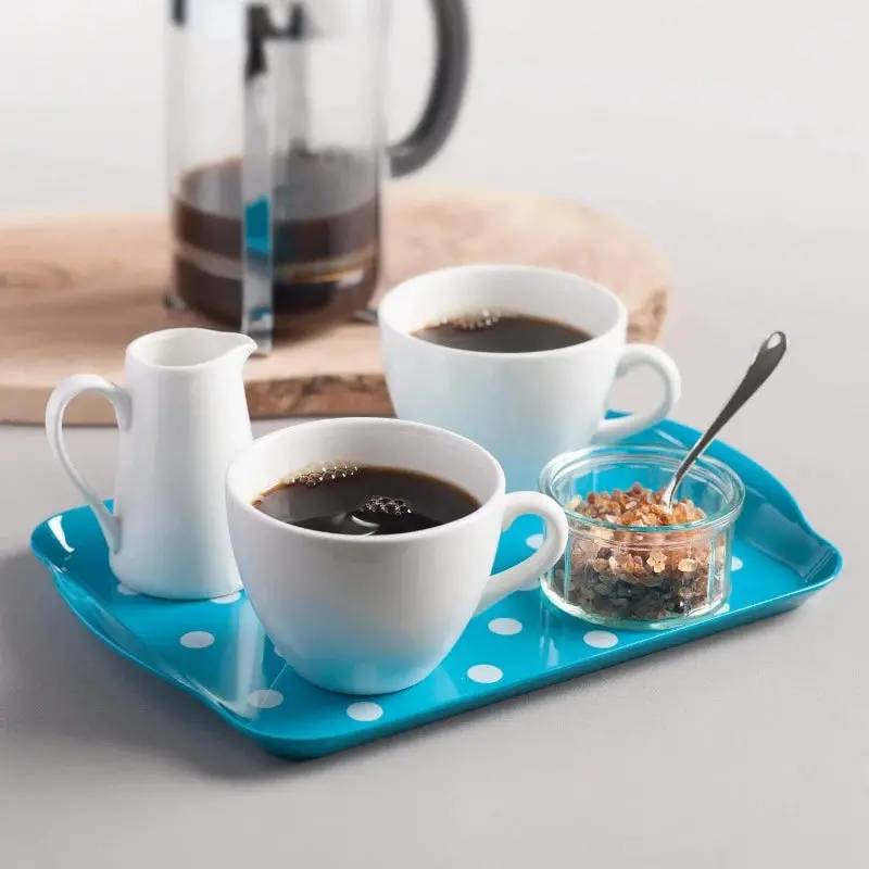 Zeal Dotty Design Serving Tray – 30 X 21Cm Melamine Surface 2