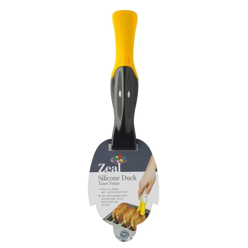 Zeal Duck Black Toast & Crumpet Tongs 1