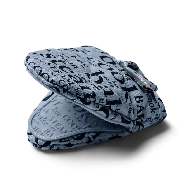 Zeal Hot Grab Mini Oven Mitt – Provence Blue Heat-Resistant Kitchen Glove 1