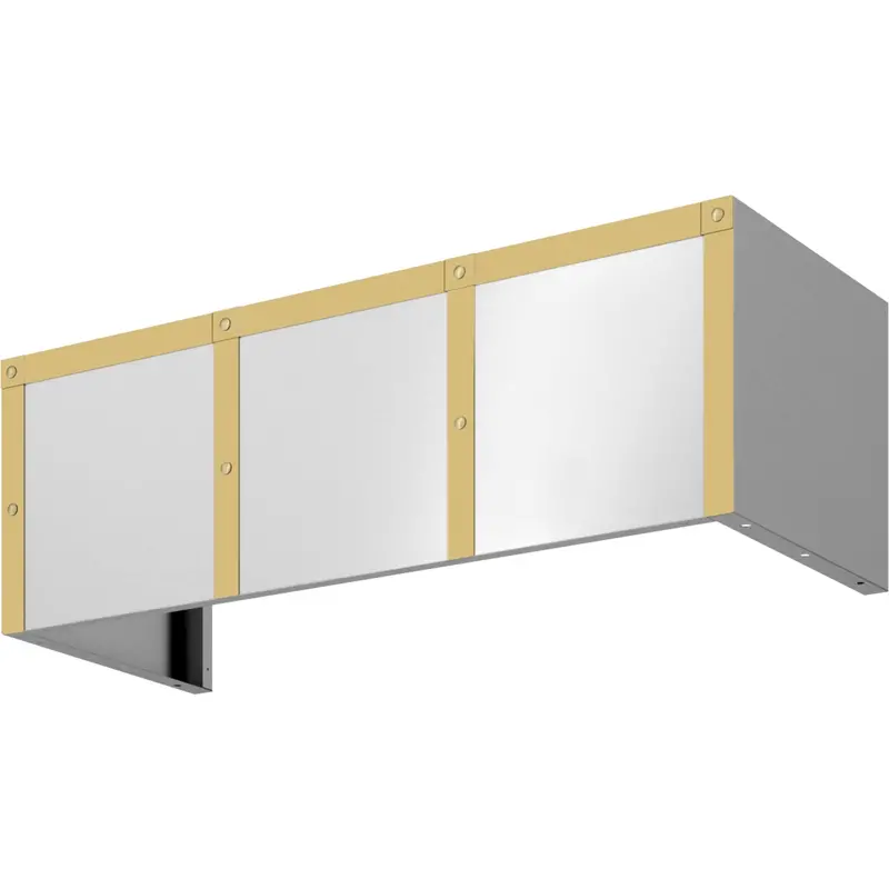 Zephyr Bkdc14812Asg Satin Gold Duct Cover Kit For 48" Hoods 1