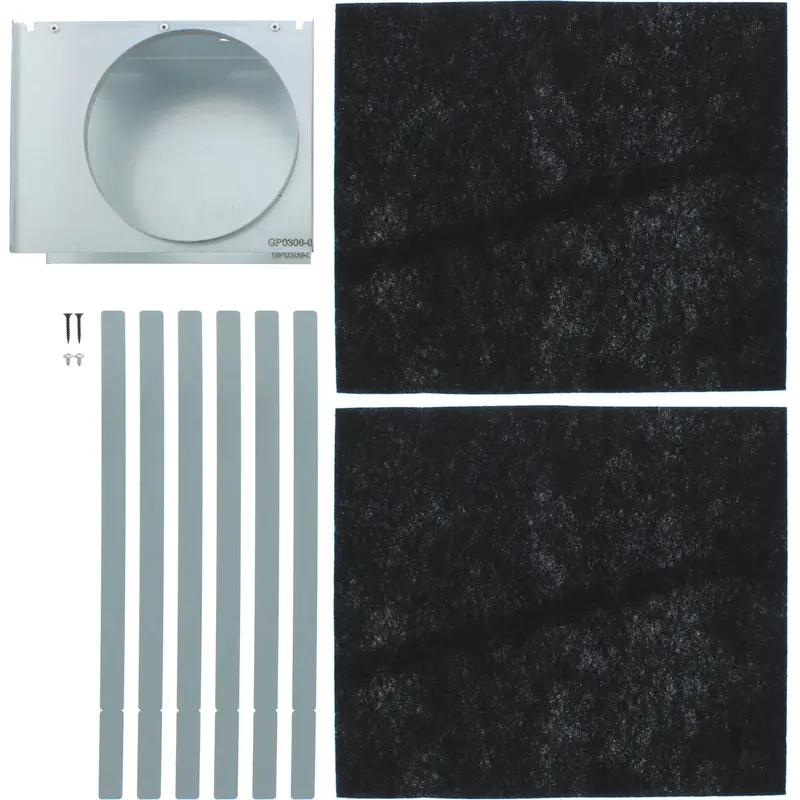 Zephyr Brc-0108 Stainless Steel & Tempered Glass Recirculation Kit 1
