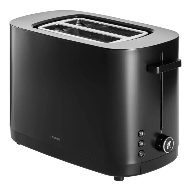 Zwilling Enfinigy 2-Slice Toaster – Compact Black Design With Short Slots 1