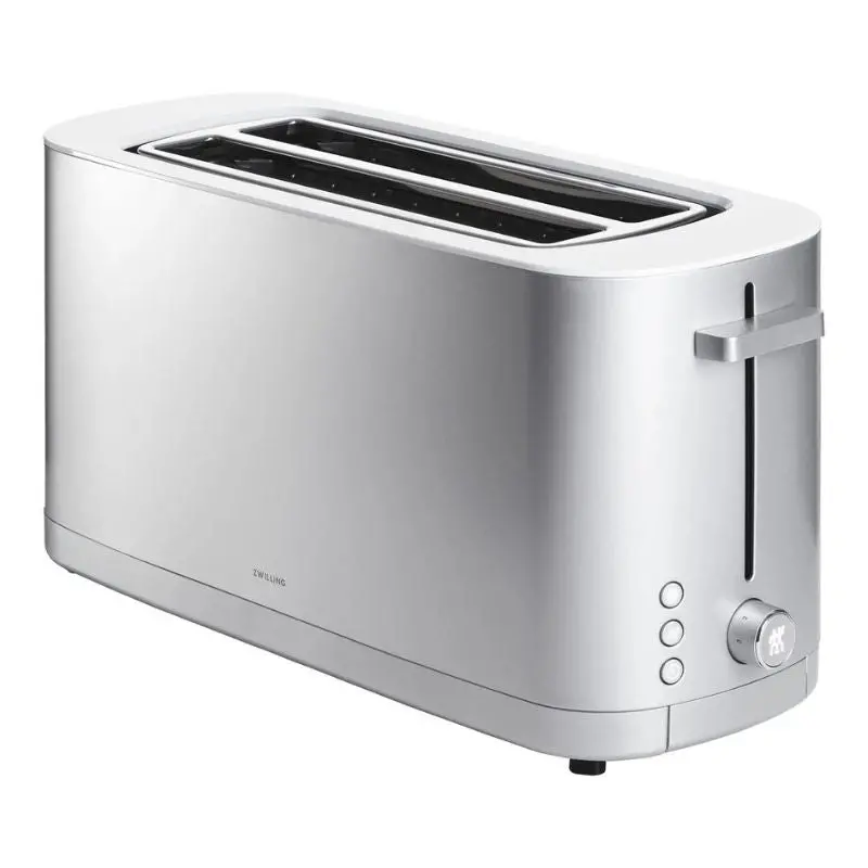 Zwilling Enfinigy 2-Slice Toaster – Long Slot Silver Model For Bagels & Thick Bread 1