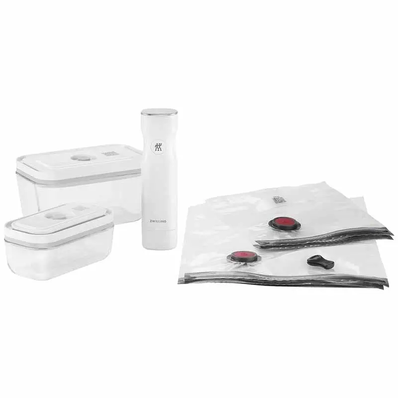 Zwilling Fresh & Save Small Glass Vacuum Starter Kit – 7-Piece Essential Set 1
