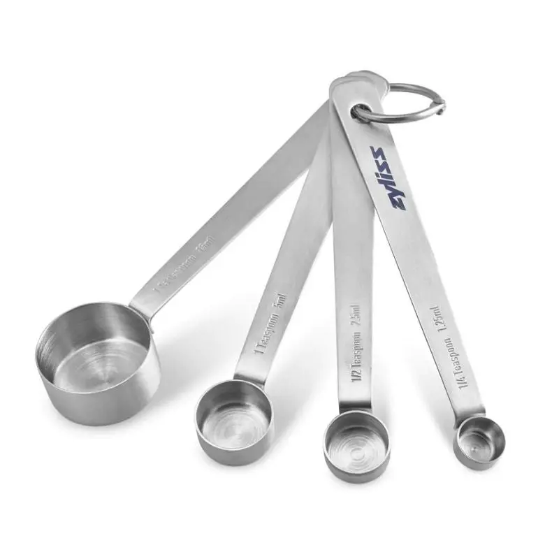 Zyliss Stainless Steel Measuring Spoon Set – Precision Scoops With Ergonomic Handles 1